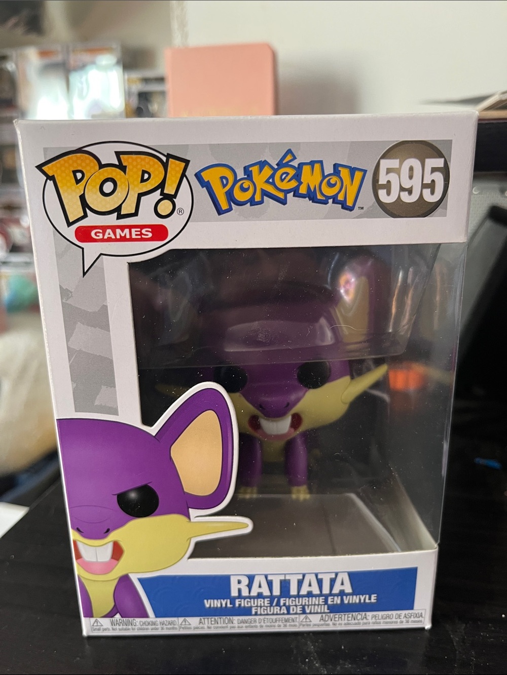 Funko Pop! Pokémon Rattata Vinyl Figure - Purple and Cream